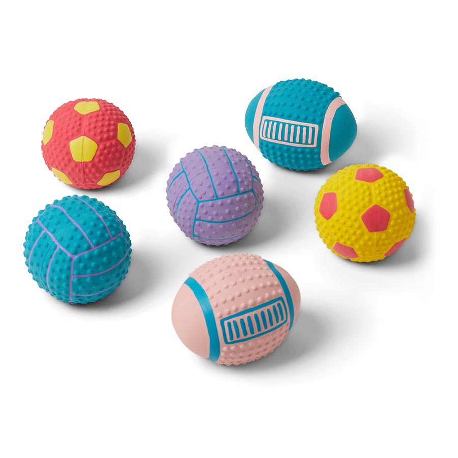 Latex Squeaky Ball for Small Dogs – Fun & Durable Pet Toy